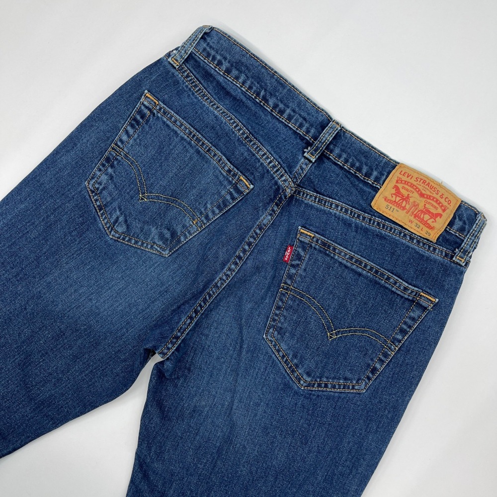 Levi's‎ 511 Slim Fit Jeans Blue Denim 32x29 Modern Casual Streetwear